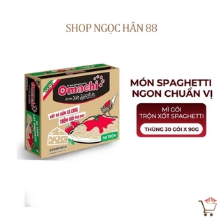 Thùng mì trộn Omachi xốt Spaghetti 30 gói x 91g