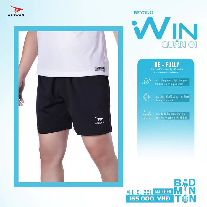 Quần cầu lông Beyono Win CL01 Nam