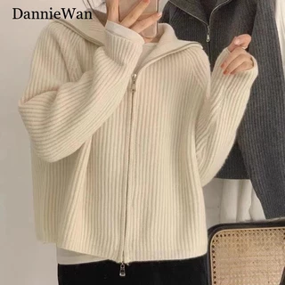 DannieWan Áo Len áo khoác cardigan thời trang Casual Stylish Thể thao WCS2390WI638Z230920