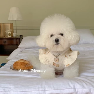 Chó Mèo Influencer Thu Đông Phong Cách Bichon Mùa Thu Thú Cưng Teddy Quần Áo Lực Kéo Siêu Dễ Thương Pomeranian Đầm Có Quần Áo