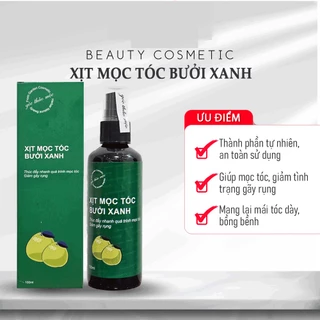 Chai Xịt tinh dầu Bưởi Xanh kích thích mọc tóc 100ML