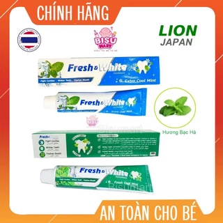 Kem đánh răng Lion Fresh and White Thái Lan 160g hương bạc hà thơm mát