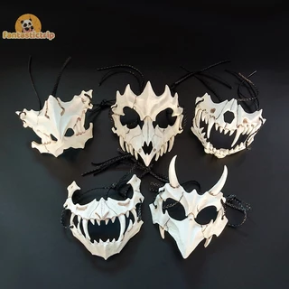 [fantastictripv] Mặt Nạ Hóa Trang halloween Hình Bộ Xương / Đầu Lâu / Đầu Lâu / Hổ / Rồng