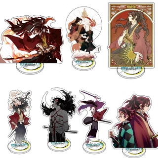 Mô hình Standee Anime Demon Slayer Tsugikuni Yoriichi Kokushibou DoumaZx Phụ kiện trang trí để bàn góc học tập