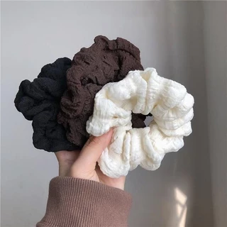 Dây buộc tóc scrunchies cột tóc LAGU Accessories phụ kiện buộc tóc màu pastel trơn