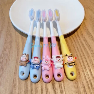 SANRIO Bàn Chải Đánh Răng Silicon Lông Mềm Kuromi My Melody Cinnamoroll Làm Sạch Sâu