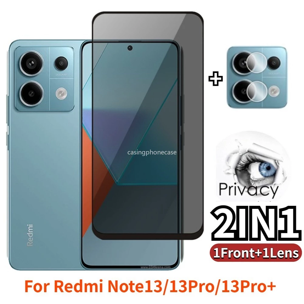 Kính Cường Lực Siêu Mỏng Trong Suốt Chống Nhìn Trộm Cho Redmi Note 13 Pro Pro + Note13Pro + 4G 5G 2024