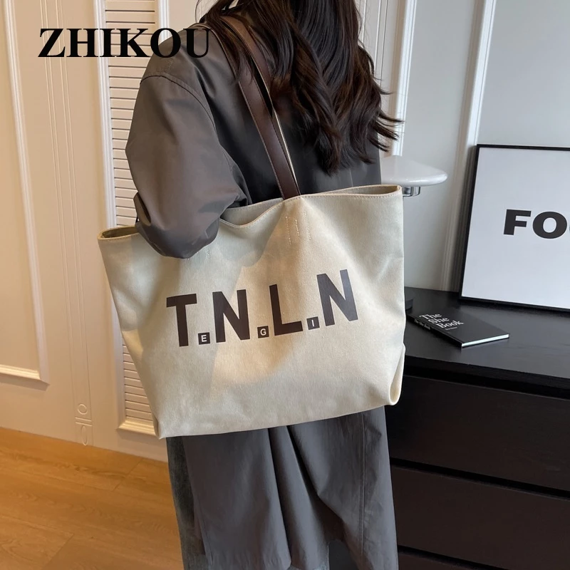 ZHIKOU  túi xách tote túi Túi Xách Đeo Chéo Nữ túi vải 2023 new  Chất lượng cao fashion Chic Thanh lịch L91TKAV 37Z230911