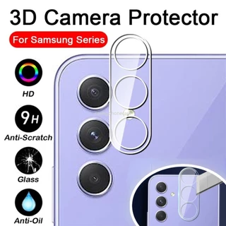 Phim bảo vệ ống kính máy ảnh 3D cho Samsung Galaxy A24 A15 A35 A55 A25 A54 A14 A34 M14 A04E A04 4G 5G LTE 2023 2024 Full Cover Mặt sau kính cường lực trong suốt