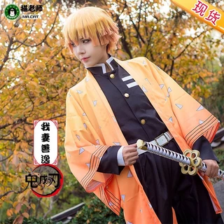 Agatsuma Zenitsu cosplay demon slayer costume zenitsu cosplay  zenitsu costume Anime cosplay
