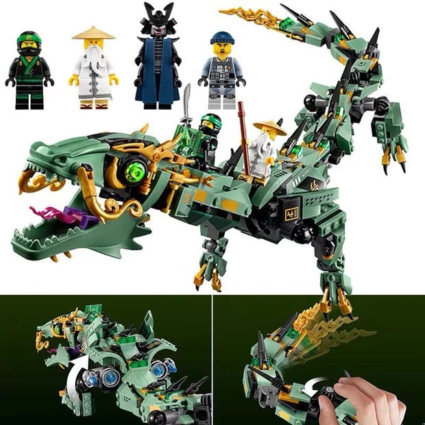 Lego Ninjago/Ninja Flying Mecha Dragon Set 544 Mô Hình lego ninjago ninjago Hoạ Tiết ninjago