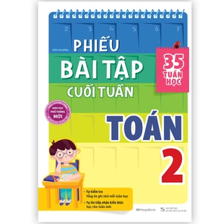 Sách Phiếu bài tập cuối tuần Toán 2