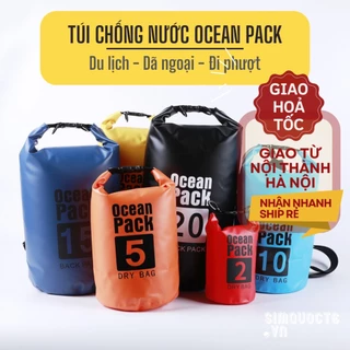 Túi chống nước du lịch Ocean Park cỡ lớn đựng đồ dùng, quần áo Balo chống nước dùng đi biển, dã ngoại, phượt TDL27