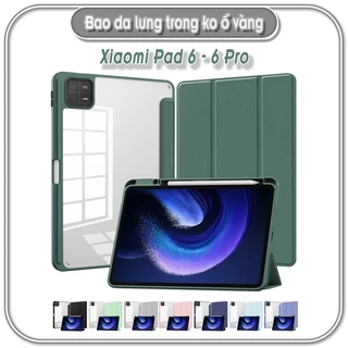 Bao da cho Xiaomi Pad 6, lưng trong không ố vàng