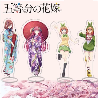 Mô hình Standee The Quintessential Quintuplets Nakano Ichika Nino Miku Itsuki! Phụ kiện trang trí để bàn góc học tập