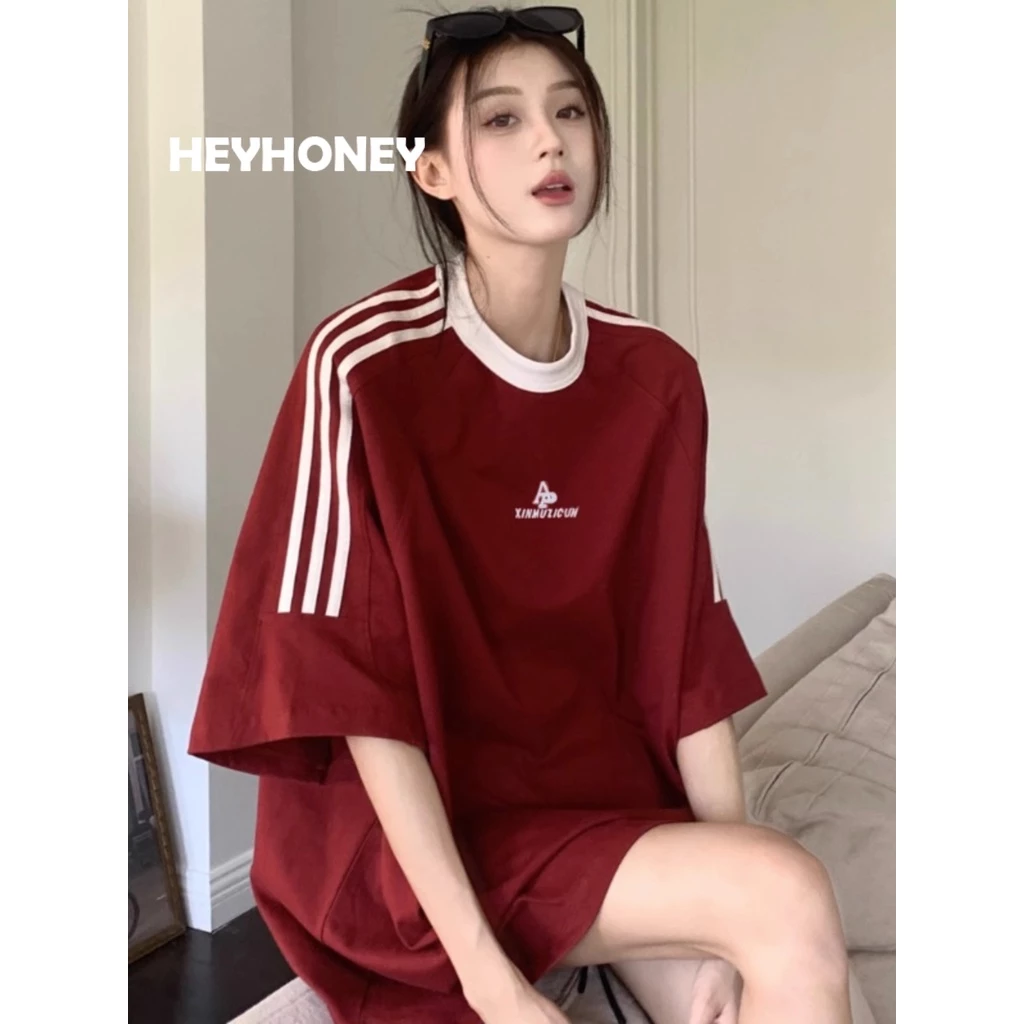 HEYHONEY áo phông áo thun nữ croptop baby tee Thời trang hàn quốc A29J29O 35Z230901