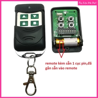 Remote bấm cửa cuốn mã gạt tần số 433MHZ [HCM]