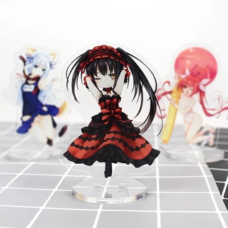 Mô hình Standee Anime Date A Live Acrylic Tokisaki Kurumi Himekawa Yoshino Cute để bàn tượng trong suốt