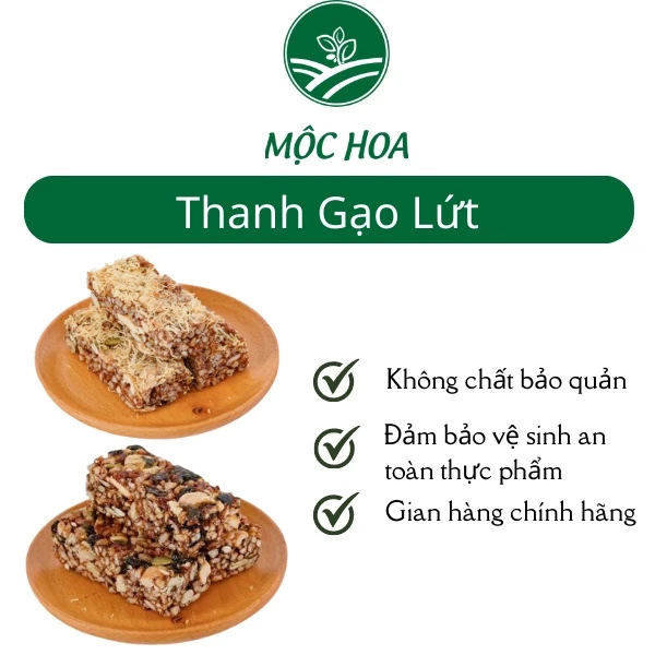 Thanh Gạo Lứt Mix Hạt Ăn Kiêng