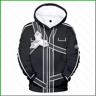 Si Áo Khoác hoodie Hóa Trang Nhân Vật kazuto Trong sword art online