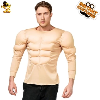 Bộ Đồ Hóa Trang Cơ Bắp Nhân Tạo Bằng abs Cá Tính Cho Nam Dịp halloween