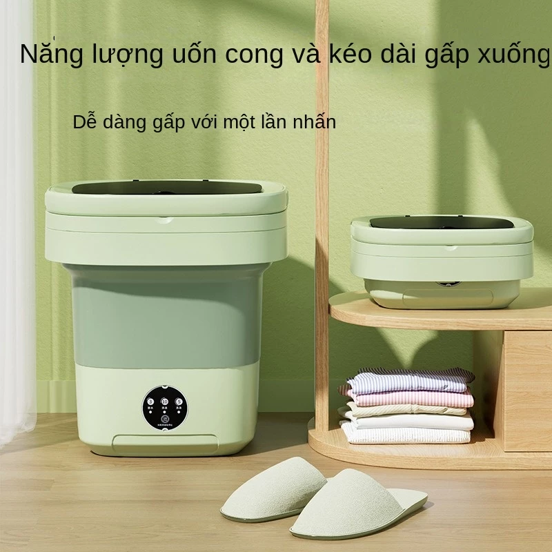 Máy Giặt Đồ Lót / Vớ / Đồ Lót mini Gấp Gọn Dung Tích 6l Tự Khử Trùng Với Công Nghệ Mới