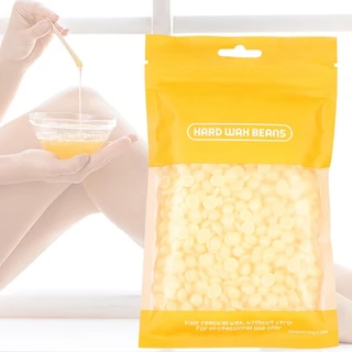 Combo triệt lông mini gồm sáp wax lông, sáp wax nóng hard wax beans và chén silicon chống dính que gỗ-BOMME