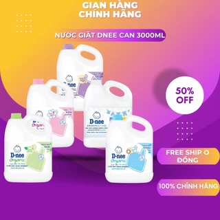 (HÀNG NHẬP KHẨU) Nước giặt quần áo em bé Dnee 3000ml-Nước Giặt Xả Cho Trẻ Em, Chính hãng Đại Thịnh .