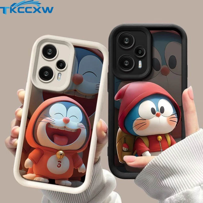 Thời Trang Ốp Điện Thoại Mềm Chống Sốc Hình doraemon Cho redmi k60 ultra k60 pro k60e redmi note 9 11t 10t 12 turbo note 7 8 pro max