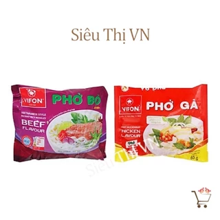 Combo 5 gói, 10 gói Phở Bò- Phở Gà Vifon 65gr