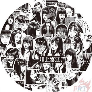 70Pcs/Set ❉ Tomie . Classical Black & White Series 01 Stickers ❉ Fashion DIY Decals Doodle Stickers