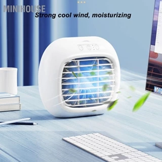 [Hàng Hot] QUẠT ĐIỀU HÒA PHUN SƯƠNG ĐỂ BÀN MINI ĐA CHỨC NĂNG 3 Chế Độ Tích Hợ