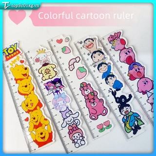 Thước kẻ Văn phòng phẩm Trẻ em Cạnh thẳng Xu hướng Thước Sanrio Thước acrylic Thước acrylic nhân vật hoạt hình Thước nhựa Đánh giá cao nhất Thước đo Quà tặng tựu trường 15cm (top3c01xg.vn)