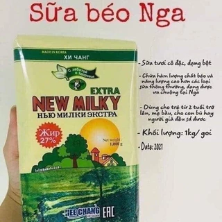 [CHÍNH HÃNG 100%] Sữa béo Nga New Milky Extra 1kg Sản phẩm dinh dưỡng cực tốt cho sức khỏe cả gia đình