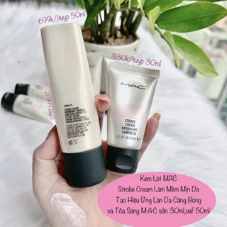 Kem lót căng bóng MAC Strobe Cream Hydratant Lumineux chính hãng