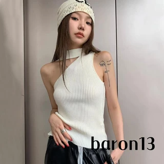 Áo crop top Một Mảnh Cổ Cao retro Và Sang Trọng Cho Nữ