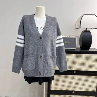 Áo Khoác cardigan Dệt Kim Phong Cách Hàn Quốc Thời Trang Xuân Thu 2023 Mới Cho Nữ