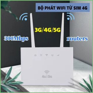 【Vận chuyển nhanh】 Bộ phát wifi từ SIM 4G, bộ phát wifi 4G, với 3 cổng WAN / LAN, 2 ăng-ten