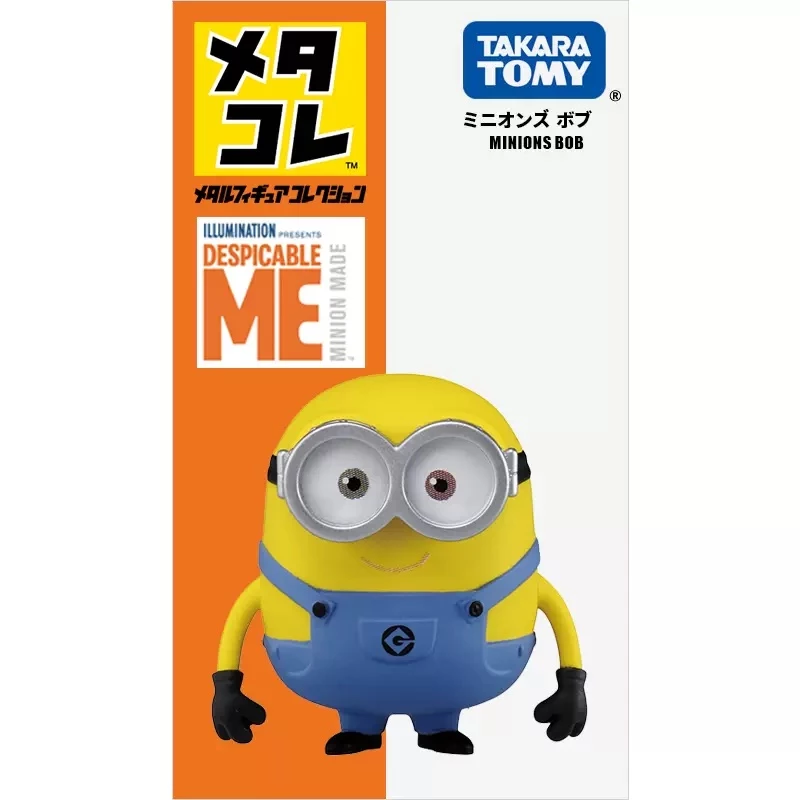 Mô hình kim loại Metacolle Minions Bob 894551 - Chính hãng Takara Tomy