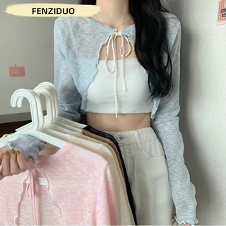 FENGZIDUO áo khoác thun áo Thời trang hàn quốc  Korean Style Thời trang Đẹp Phong cách A21K0H8 36Z230909