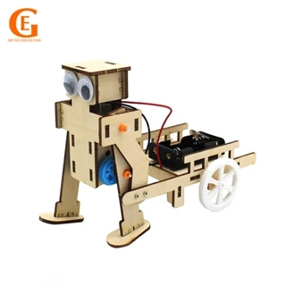 Đồ Chơi robot Kéo Xe Đẩy Tập Đi diy Giáo Dục Cho Bé