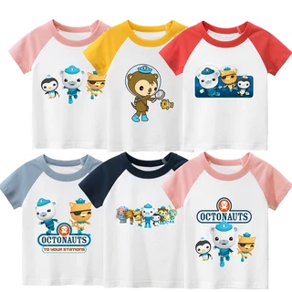 Octonauts Áo Thun cotton Tay Ngắn In Hình Hoạt Hình Dễ Thương Cho Bé Trai Và Bé Gái