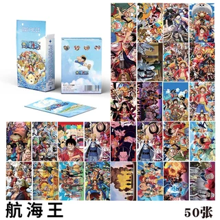 ONE PIECE Flash Laser Photocard Lomo Card 50pcs/box