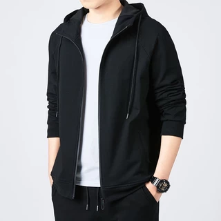 Áo Khoác Hoodie Nam Unisex Nỉ Mỏng Dáng Rộng Phong Cách Trẻ Trung Thời Trang Xuân Thu