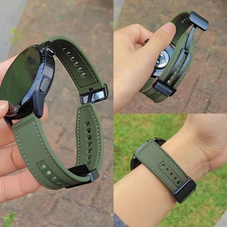Đối với Huawei Watch 22mm gt4/gt3pro/gt2silicone dán dây đeo da ngựa watch3/4 từ hấp thụ dây đeo 20mm