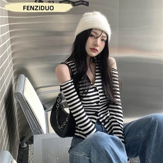 KIKONEY SHOP  Áo Len áo khoác cardigan áo cardigan Thời trang hàn quốc  Cái mới Thời trang Phong cách Chic A21K0IR 36Z230909