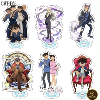 Mô hình Standee Thám Tử Lừng Danh Conan Anime Hình Acrylic Đứng Shinichi Ran Anime Chibi decor góc học tập để bàn