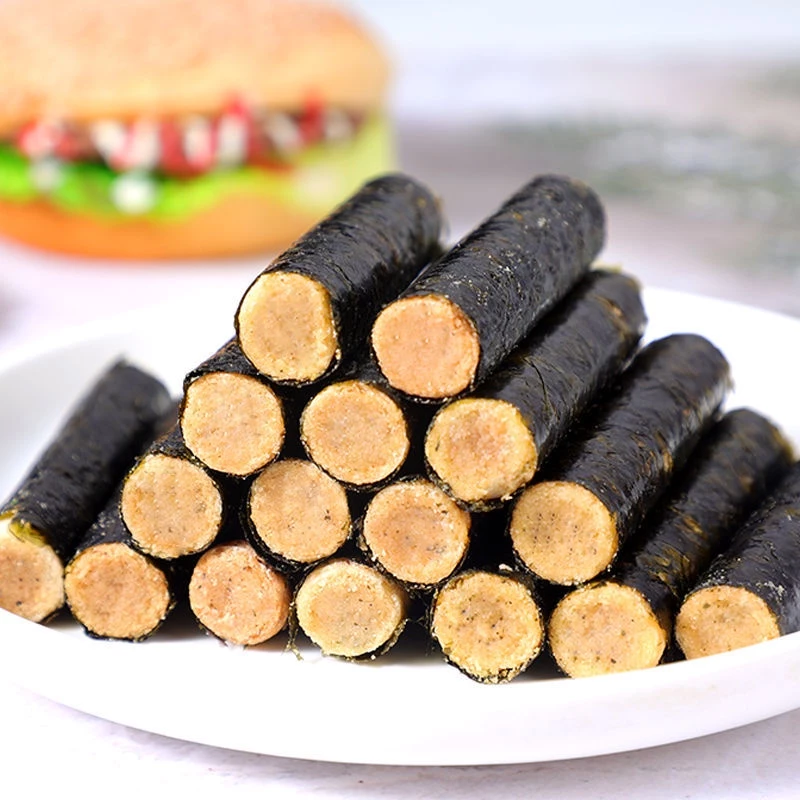 Bánh Rong Biển Giòn Cuộn Trứng Muối 500G Thơm Ngon Bánh Rong Biển Cuộn Trứng Muối Ruốc Chà Bông Thịt  Ăn Liền Tiện Lợi