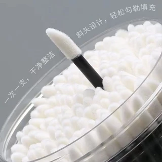 Cọ Tô Son Môi Sử Dụng Một Lần Chất Liệu cotton Mềm Mại