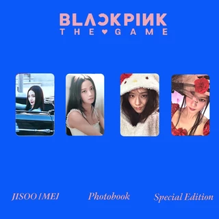 4 Cái / bộ JISOO BP ME ĐẶC BIỆT Album Solo Photocards Lomo Cards BP Kpop Bưu Thiếp